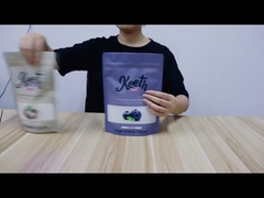 Berijpte Plastic Ritssluitingszak Gemaakt tot Ambachtvoedsel Verpakkings Gedrukte Tribune op Zakzak