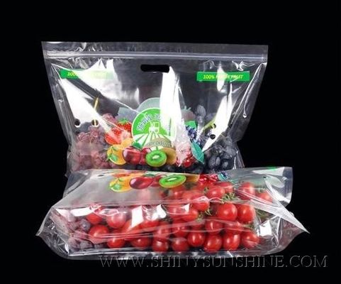 Supermarkt Plastic Duidelijk Fruit en Plantaardige Verpakkingspp Pe Druiven Vers Fruit Verpakking